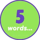 5 слов на 